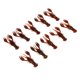 thumbnail image 4 of Señuelo de camarón suave, 10 piezas Señuelo de pesca suave Crawdad Cebo suave Camarones blandos artificiales Señuelo de pesca Estética elegante, 4 of 8