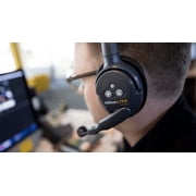 Eartec UL4S Ultralite Full Duplex Wireless Headset Communication for 4 Users - 4 Single Ear Headsets with SolidSignal Cleaning Wipes Bundle