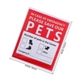 thumbnail image 2 of unbranded Pegatinas De Alerta De Para Mascotas En Y Puertas Color Seguridad Y, 2 of 6