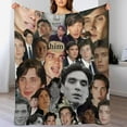 thumbnail image 5 of Cillian Murphy Blanket Cool #7 Throw Blankets Ultra Soft Flannel Lightweight Throws for Couch, Bed, All Seasons Use 30"*40"（76 * 100cm）, 5 of 6