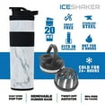 thumbnail image 2 of Ice Shaker SSMERMAID 20 oz Skinny Steel Shaker Bottle, Mermaid, 2 of 2