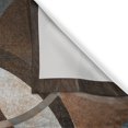 thumbnail image 3 of Ambesonne Abstract Kitchen Curtains, Grunge Vintage Rounds, 55"x45", Umber Slate Blue, 3 of 3