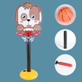 thumbnail image 3 of Bewildely Juego de baloncesto portátil ajustable para niños, resistente y duradero, clásico, de plástico, de amplia aplicación Juguetes Educativos cachorro, 3 of 6