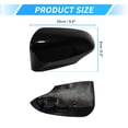 thumbnail image 7 of Unique Bargains 1 Pair Door Wing Mirror Cover for Toyota Yaris 2012-2019 Left Right Outside Rearview Mirror Shells Cap Housing for Toyota Yaris Gloss Black, 7 of 7