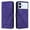 Purple, variant on Phone Case for Samsung Galaxy S26 Edge Wallet PU Leather Case with Card Slots Kickstand Shockproof Magnetic Flip Phone Cover, Red