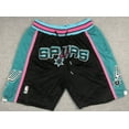 thumbnail image 1 of Men Women Basketball Shorts,Mens Retro SPURS Casual Shorts with Pockets, 1 of 2