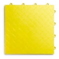 thumbnail image 1 of Big Floors RaceDeck Diamond Plate Design, Durable Interlocking Modular Garage Flooring Tile (48 Pack), Yellow, 1 of 4