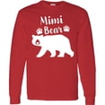 thumbnail image 3 of Inktastic Mimi Bear in White Long Sleeve T-Shirt, 3 of 5