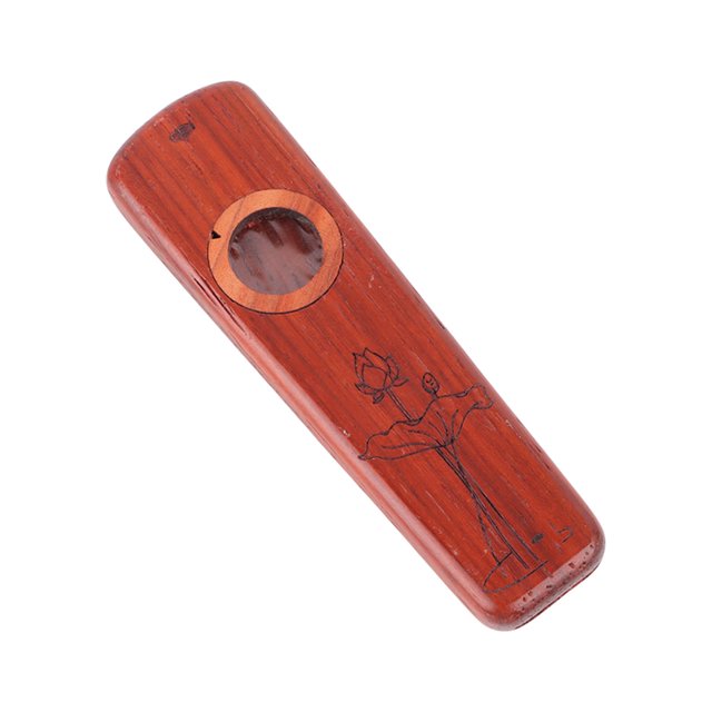 Wood Kazoo Portable Mouth Kazoo Lightweight Guitar Partner Flute Musical Instrument For Accompaniment Bands