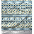 thumbnail image 1 of Soimoi Modal Satin Fabric Aztec Geometric Print Fabric by Yard 42 Inch Wide, 1 of 3