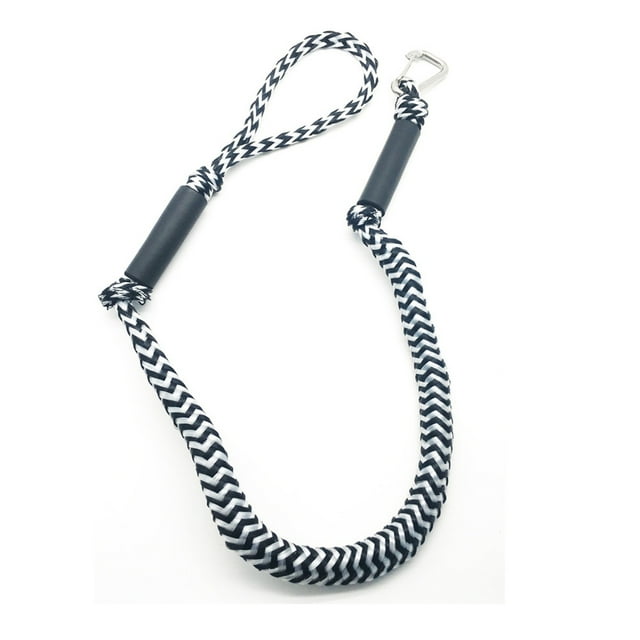 VONKY 2pieces Easy To Fix Mooring Rope For Boat Durable And Sturdy Strong Load-bearing Capacity Rustproof black 1 Pc