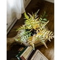 thumbnail image 2 of Artificial Fern Ball Faux Plant Fall Color, 2 of 7