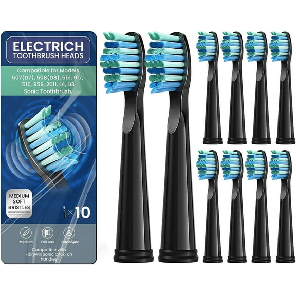 Compatible with electric toothbrush Fairywill SEAGO FW-D1/D3/D7/D8/507/508 toothbrush head