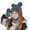 Black, variant on Scarf for Women Fashion Accessories Children Hat Scarf And Glove Set Fashionable Outdoor Baby Warm Three Piece Set
