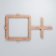 thumbnail image 5 of Ekena Millwork 12 7/8"W x 7 3/8"H x 3/8"T Extra Small Carlisle Decorative Fretwork Wood Wall Panels, Cherry, 5 of 6
