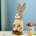 thumbnail image 4 of Easter Simulation Bunny Home Garden Bunny Decoration Creative Straw Bunny, 4 of 9