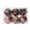 Mixed-4, variant on Fymall 6pcs Plaid Christmas Ball Ornaments 3.14 Inch Shatterproof Hanging Baubles for Xmas Tree Holiday Party Home Decor