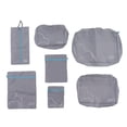 thumbnail image 1 of bolsas de equipaje de poliéster impermeables, cubos de embalaje para viajes de negocios, color gris., 1 of 14
