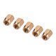 thumbnail image 1 of ELAYARD 5Ud Pieza Truss Rod Nut Para Instrumentos Como Guitarra Y Marrón, 1 of 8