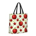 thumbnail image 2 of Naloa Fruit Apples Tote Bag for Women, Foldable Tote Bag With Zipper, Large Shoulder Bag, Top Handle Handbag for Travel, Work, Shopping, 2 of 9
