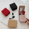 thumbnail image 4 of unbranded 1Ud Bolsa Para Labiales Roja De PU Con Espejo Compacto Y Para Uso Diario, 4 of 8
