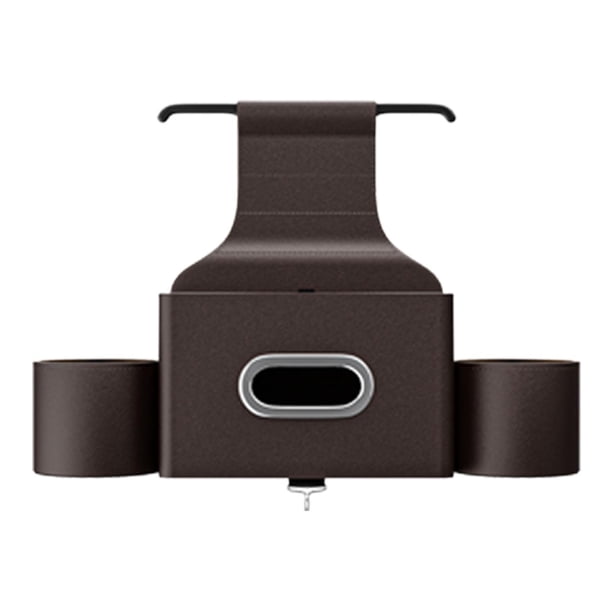 Caja de Almacenamiento DYNWAVEMX Organizador para Asiento Trasero de Automóvil Marrón
