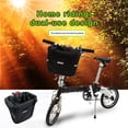 thumbnail image 3 of Toystoory Bolsa delantera plegable para manillar de bicicleta, bicicleta plegable de viaje, cesta de liberación rápida, accesorio de ciclismo Ciclismo, 3 of 6
