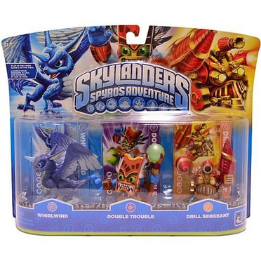 Activision Skylanders Spyro's Adventure Triple Pack, Whirlwind/Double Trouble/Drill Sergeant