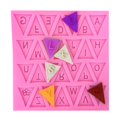 thumbnail image 3 of Cooking Tools Flag Shape 26 English Letters Silicone Mold Chocolate Fondant Cake Decorating Cake sugar craft Moulds Tools, 3 of 3