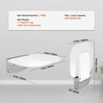 thumbnail image 4 of KFFKFF Wall-Mounted Folding Shower Chair, 13.6'' x 12.8'' When Open, Urea-Formaldehyde Construction, Supports Up to 450 lbs, Compact Design for Elderly, Kids, and Adults, 4 of 9
