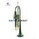thumbnail image 2 of Trompeta NauticalMart Bb con lacado verde y estuche, 2 of 3