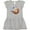 AC-Heather Grey, variant on Inktastic Cute Otter and Beachball Girls Toddler Dress