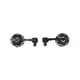 thumbnail image 2 of Espejo Der/Izq Negro Con Plateado RODA Tipo Cafe Racer Set Universal 5x5x5 cm, 2 of 3