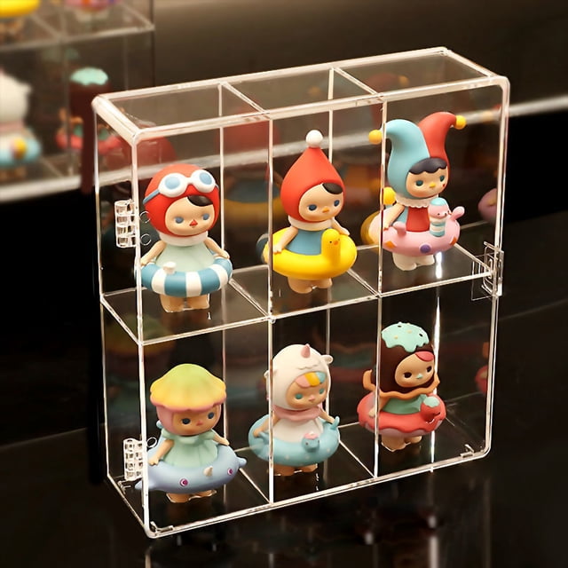 Doll Display Box Storage Holder,Doll Display Case Dustproof Doll Display Case Transparent Doll Showcase Eco-Friendly Materials