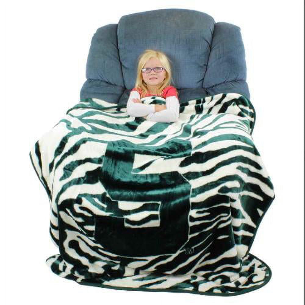 College Covers Everything Comfy Michigan State Spartans Soft Raschel Throw Blanket, 60" x 50"