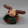 thumbnail image 5 of Drinkwear 4-Piece Choc Moose Plush Coasters for Wine, Beer and Cocktail, 5 of 7