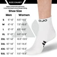 thumbnail image 5 of Ankle Compression Socks for Men & Women 15-20mmHg - Made by Mojo - White, Large, 5 of 8