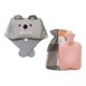 thumbnail image 2 of Bolsa de agua caliente, bolsa de agua caliente, bolsa de agua caliente con puerto de inyección de agua grande ajustable segura con funda para la cintura para el vientre de la mano gris, 2 of 5