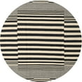 thumbnail image 1 of Ahgly Company Machine Washable Indoor Round Contemporary Gray Brown Area Rugs, 5' Round, 1 of 7