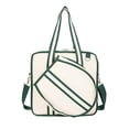 thumbnail image 1 of Bolsa de tenis, bolsa para raquetas, funda para raquetas, portátil, para deportes al aire libre con cremallera, multiusos para raquetas de bádminton, Beige, 1 of 8