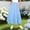 Blue, variant on Girls Summer Skirts Elastic Waisted Grid Soft Cozy Vacation Maxi Skirts with Pockets Size 5-15Y