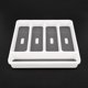 thumbnail image 2 of Large Gray Container 5 Compartments Storage Box for Tableware, 2 of 5