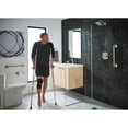 thumbnail image 5 of Moen Brushed Nickel Bathroom Safety 12-Inch Stainless Steel Transitional Bathroom Grab Bar, 5 of 7