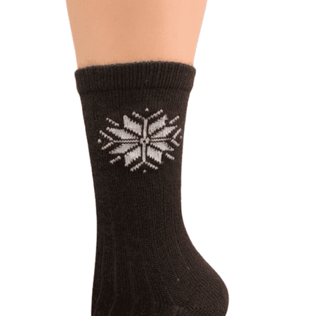 

Sierra Socks Women s Snowflake Pattern Soft Acrylic Crew Socks W7111S (Black Fits Shoe Size 4-10 Socks Size 9-11)