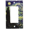 thumbnail image 1 of Art Plates - Van Gogh Starry Night Switch Plate - Single Rocker, 1 of 4