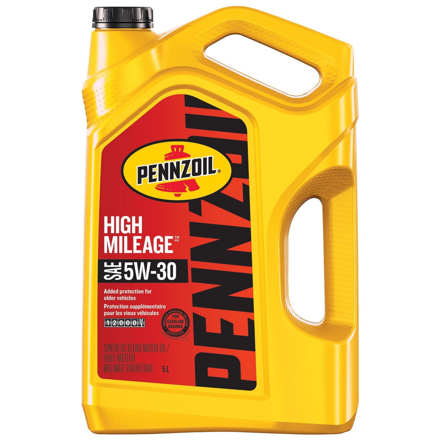 Pennzoil 5W30 High Mileage Oil 5L, Pennzoil 5W30 HM 5L