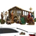 thumbnail image 2 of Pegatinas de ventana de Natividad navideña, calcomanías de Natividad religiosa, decoración cristiana, pegatina extraíble de PVC, arte de pared, 2 of 4