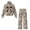 Brown Green Camo Bow, variant on Hunting Camo Sweatsuits for Women 2 Piece Outfits Fall, Long Sleeve Drawstring Mock Neck Sweatshirt Wide Leg Sweatpants Matching Casual Lounge Tracksuit Set