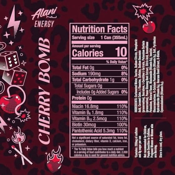 Alani Energy Drink Variety Pack, 12 fl oz (3 Cans) – Cherry Slush, Cotton Candy, Pink Slush – Zero Sugar, Naturally Flavored