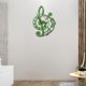 thumbnail image 1 of Reloj de pared Música silenciosa Diseño temático Decoración de relojes decorativos para niños Decoración del hogar Decoración del hogar para amantes Verde, 1 of 8